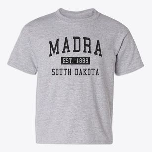 Madra South Dakota Classic Established Youth T-shirt