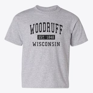 Woodruff Wisconsin Classic Established Youth T-shirt