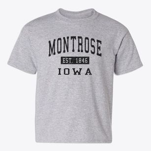Montrose Iowa Classic Established Youth T-shirt