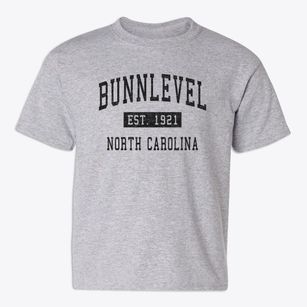Bunnlevel North Carolina Classic Established Youth T-shirt