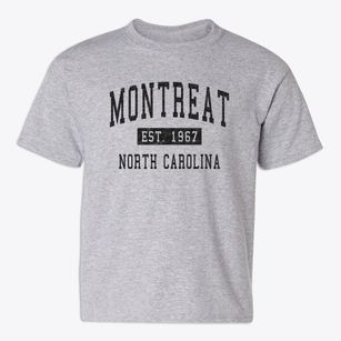 Montreat North Carolina Classic Established Youth T-shirt