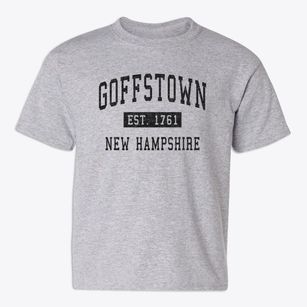 Goffstown New Hampshire Classic Established Youth T-shirt