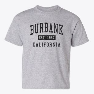 Burbank California Classic Established Youth T-shirt