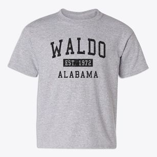 Waldo Alabama Classic Established Youth T-shirt