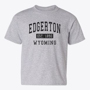 Edgerton Wyoming Classic Established Youth T-shirt