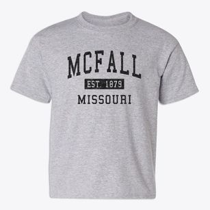 Mcfall Missouri Classic Established Youth T-shirt