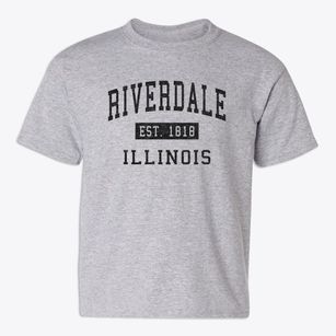 Riverdale Illinois Classic Established Youth T-shirt