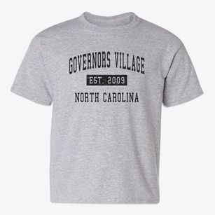 Governors Village North Carolina Classic Established Youth T-shirt