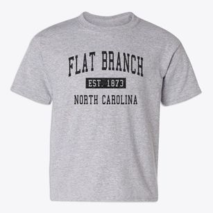Flat Branch North Carolina Classic Established Youth T-shirt