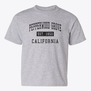 Pepperwood Grove California Classic Established Youth T-shirt