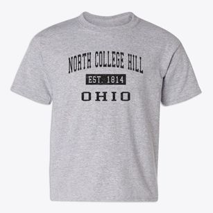 North College Hill Ohio Classic Established Youth T-shirt