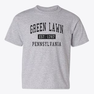 Green Lawn Pennsylvania Classic Established Youth T-shirt