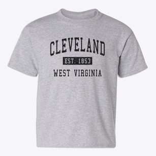 Cleveland West Virginia Classic Established Youth T-shirt