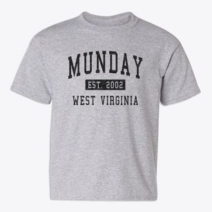 Munday West Virginia Classic Established Youth T-shirt