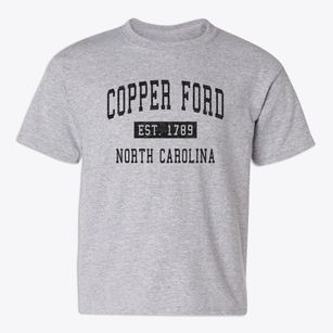 Copper Ford North Carolina Classic Established Youth T-shirt