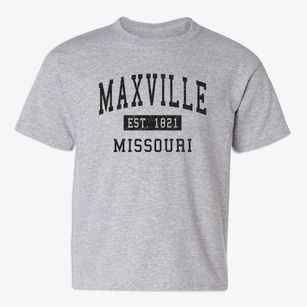 Maxville Missouri Classic Established Youth T-shirt