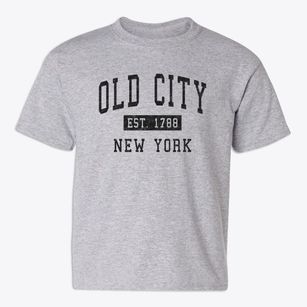 Old City New York Classic Established Youth T-shirt