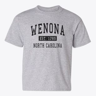 Wenona North Carolina Classic Established Youth T-shirt