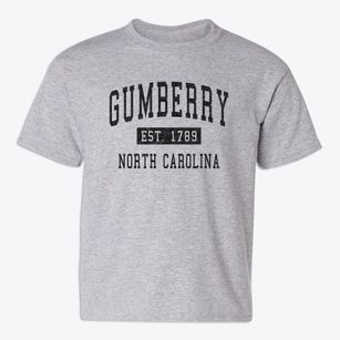 Gumberry North Carolina Classic Established Youth T-shirt