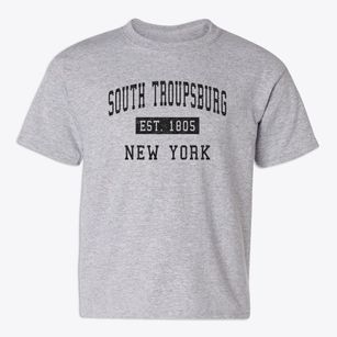 South Troupsburg New York Classic Established Youth T-shirt