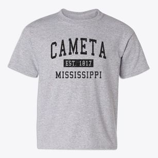 Cameta Mississippi Classic Established Youth T-shirt