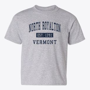 North Royalton Vermont Classic Established Youth T-shirt