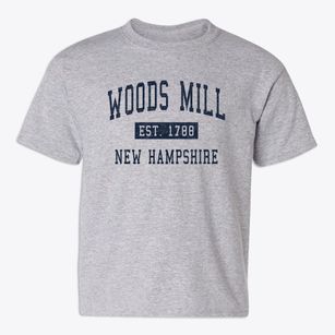 Woods Mill New Hampshire Classic Established Youth T-shirt