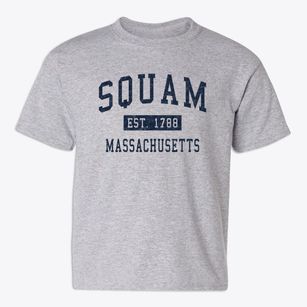 Squam Massachusetts Classic Established Youth T-shirt