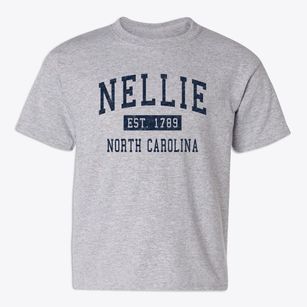 Nellie North Carolina Classic Established Youth T-shirt