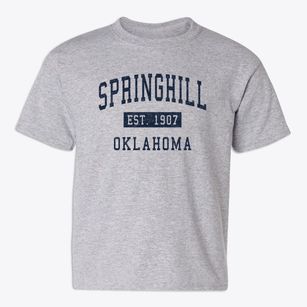 Springhill Oklahoma Classic Established Youth T-shirt