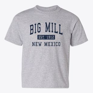 Big Mill New Mexico Classic Established Youth T-shirt