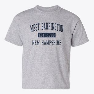 West Barrington New Hampshire Classic Established Youth T-shirt