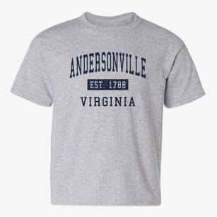 Andersonville Virginia Classic Established Youth T-shirt
