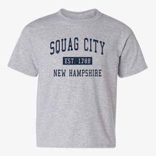 Squag City New Hampshire Classic Established Youth T-shirt