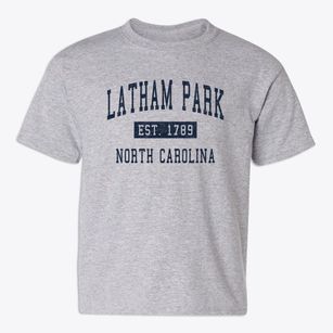 Latham Park North Carolina Classic Established Youth T-shirt