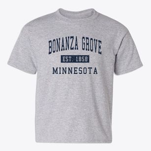 Bonanza Grove Minnesota Classic Established Youth T-shirt