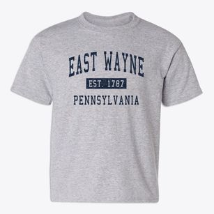 East Wayne Pennsylvania Classic Established Youth T-shirt
