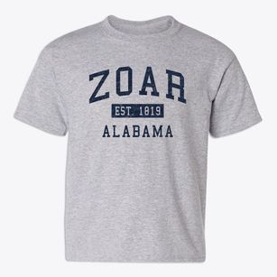 Zoar Alabama Classic Established Youth T-shirt