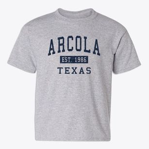 Arcola Texas Classic Established Youth T-shirt