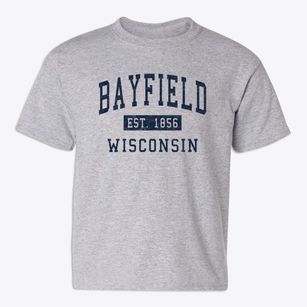 Bayfield Wisconsin Classic Established Youth T-shirt