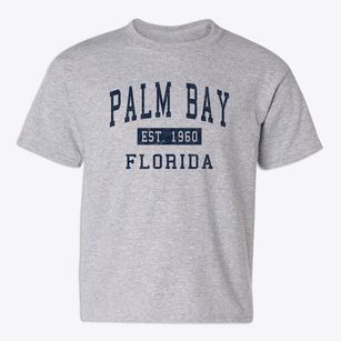 Palm Bay Florida Classic Established Youth T-shirt