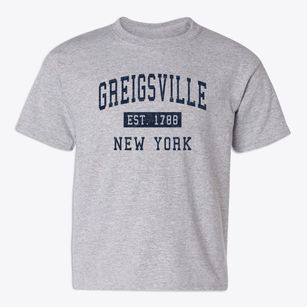 Greigsville New York Classic Established Youth T-shirt