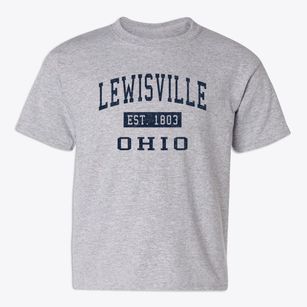 Lewisville Ohio Classic Established Youth T-shirt