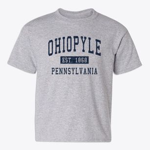 Ohiopyle Pennsylvania Classic Established Youth T-shirt
