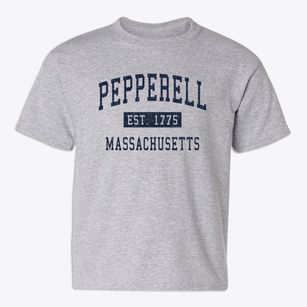 Pepperell Massachusetts Classic Established Youth T-shirt
