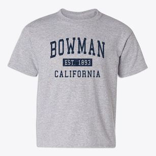 Bowman California Classic Established Youth T-shirt