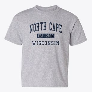 North Cape Wisconsin Classic Established Youth T-shirt