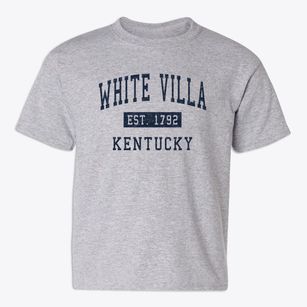 White Villa Kentucky Classic Established Youth T-shirt