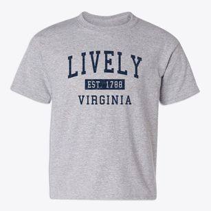 Lively Virginia Classic Established Youth T-shirt