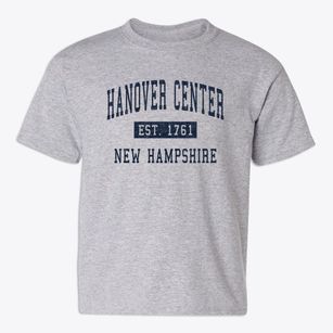 Hanover Center New Hampshire Classic Established Youth T-shirt